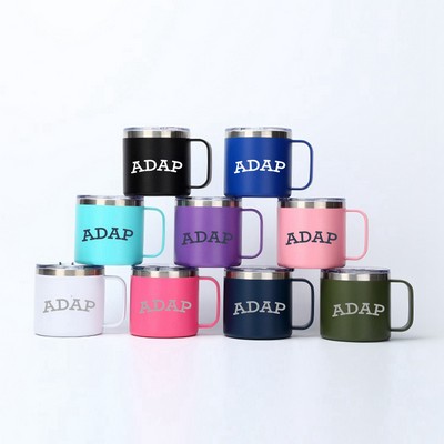 14OZ Customizable Stainless Steel Cups with AS Lids