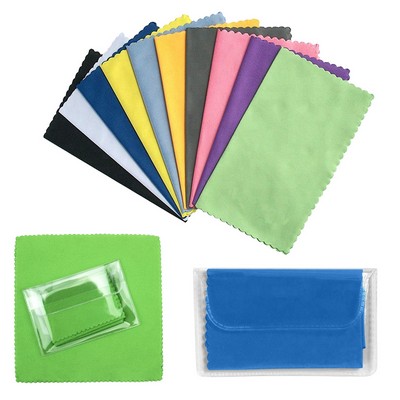 Convenient Microfiber Cleaning Cloths with Protective Case