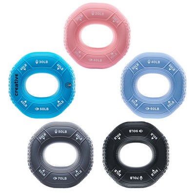 Octagonal Multi-Strength Grip Strengthening Exercise Ring