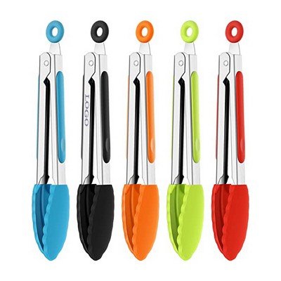 Heat Resistant 7 inch Small Cooking Tongs