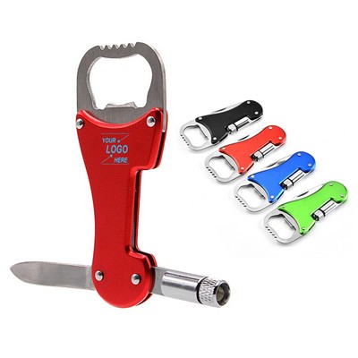 Multifunctional Pocket Tool with LED Light