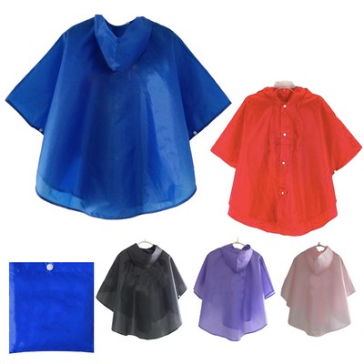 Children's Rain Coat, Rain Poncho