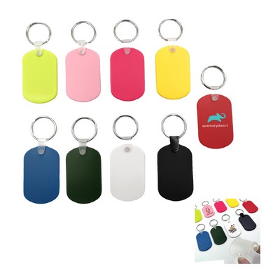 Oval Plastic AD Gift Key Tag(Free shipping)