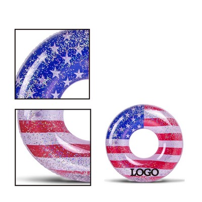 USA American Flag Swimming Ring