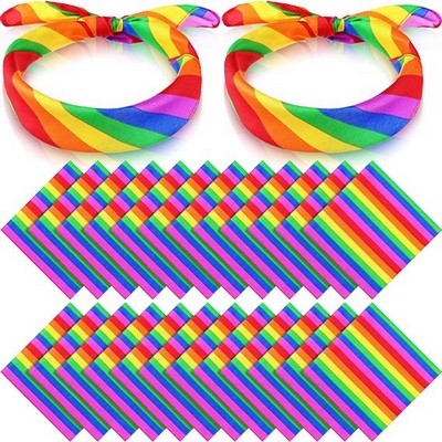 Rainbow Bandanas Gay Pride Lgbtq