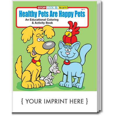 Healthy Pets are Happy Pets Coloring Book Fun Pack