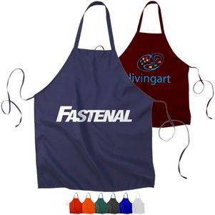 7 Oz Adjustable Twill Bib Apron/ 2-Pocket