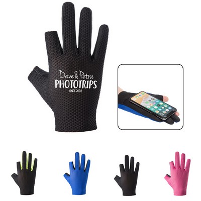 Half-Fingerless Fishing Gloves