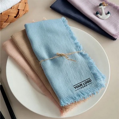 Elegant and Eco-Friendly Table Setting Linen Dinner Napkins