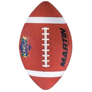 Intermediate Size Rubber Nylon Wound Football