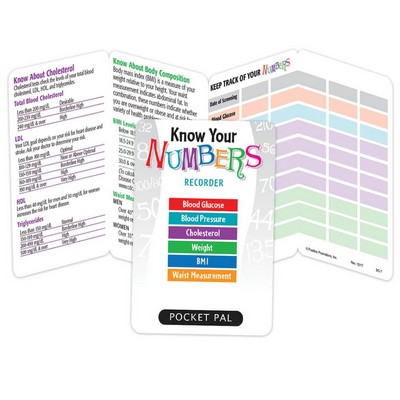 Know Your Numbers Recorder Pocket Pal - Personalized