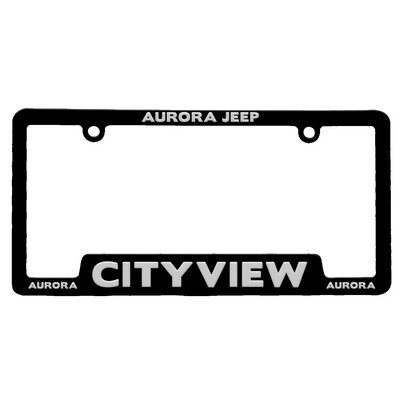 Hi-Impact 3-D Corner View License Plate Frame (Abs)