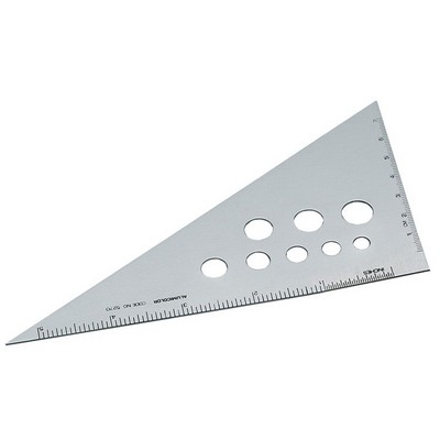 10" 30/60/90 Degree Aluminum Triangle