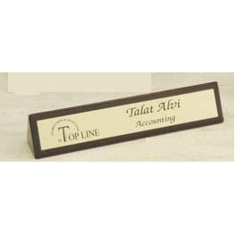 Piano Wood Finish Name Bar