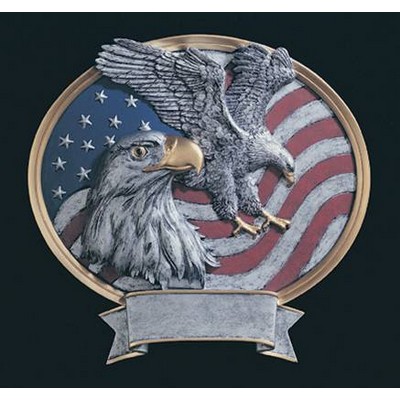 Eagle, USA Oval Legend Plates - 8"