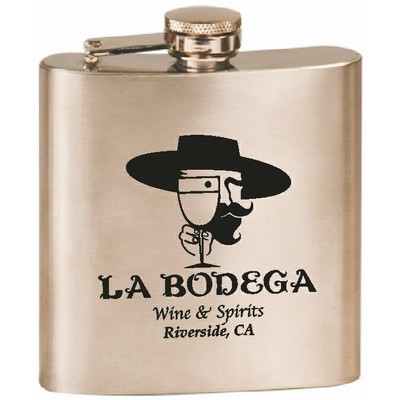 6 Oz. Stainless Steel Flask