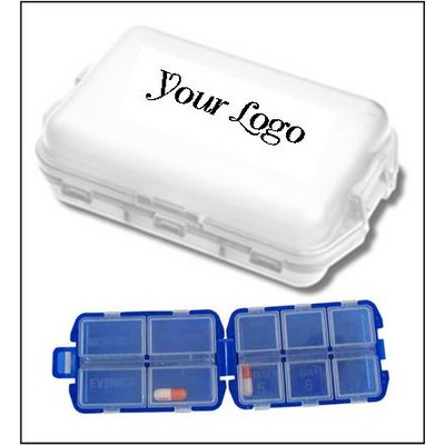 Pill Box - Seven Day Planner - Translucent White