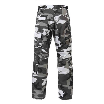 City Camouflage Vintage Paratrooper Military Fatigue Pants (2XL)