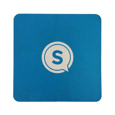 3.5" Square 60pt Medium Weight Pulp Board Coaster