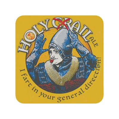 3.5" Square 40pt Full Color Pulp Board Paper Coaster