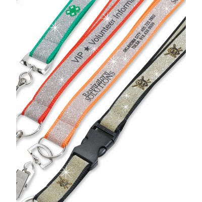 Classic Sparkle Lanyards 36" x 3/4"