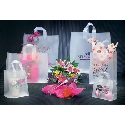 Shopping Style Bag w/ Clear Soft Loop Handle (16"x6"x18")