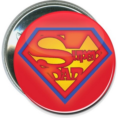 Fathers Day - Super Dad - 2 1/4 Inch Round Button