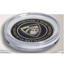 1.75" Round Plastic Coin Case