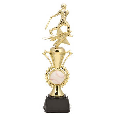 Radiance Baseball Trophy, Male, 14" Tall