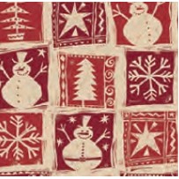 Homespun Christmas Kraft Christmas Gift Wrap (417'x30" or 36")