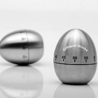 Stainless Steel Mechanical Kitchen Egg Timer