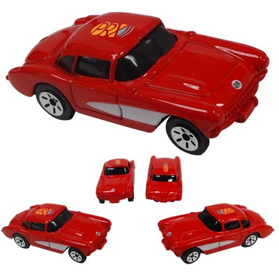 3" 1:64 Scale 1957 Red Chevrolet® Corvette w/ Full Color Logo