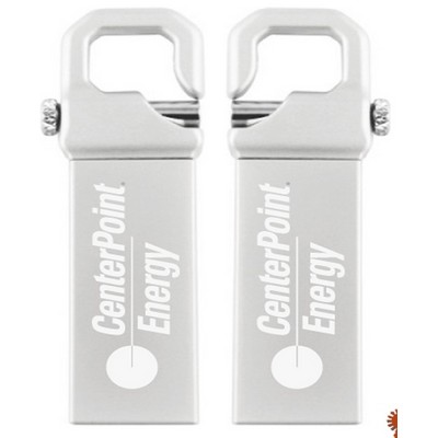 512MB Solid Carabiner USB Flash Drive