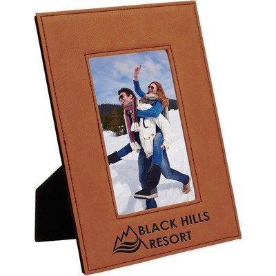 Leatherette 5 x 7 Photo Frame - Rawhide