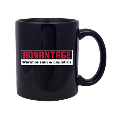 11 Oz. Navy Blue C-Handle Mug