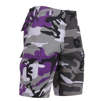 Ultra Violet/City Two-Tone Camo Tactical BDU Combat Shorts (2X-Large)