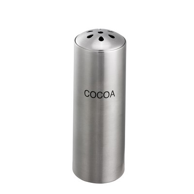 Cocoa Teardrop Top Stainless Shaker