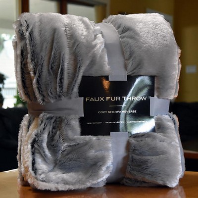 Faux Fur Throw