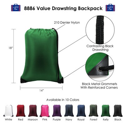 Value Drawstring Backpack