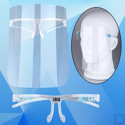 PPE Face Shield w/Plastic Glasses Frame