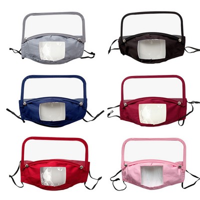 Transparent Cotton Guard w/Detachable Face Mask