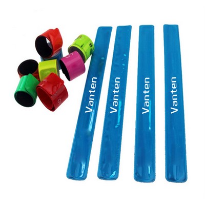 PVC Reflective Slap Wristband