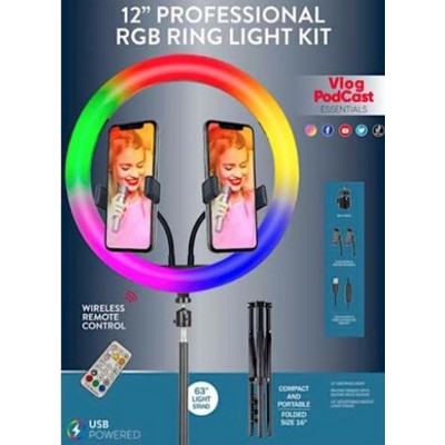 Vivitar® 12" Full Color RGB Pro Ring Light