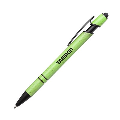 Austen Click Pen & Stylus - Lime Green