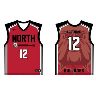 LACROSSE - Custom Full Sublimated Lacrosse Mens Sleeveless Reversible Jersey