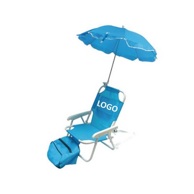 Folding Canopy Outdoor Beach Chair