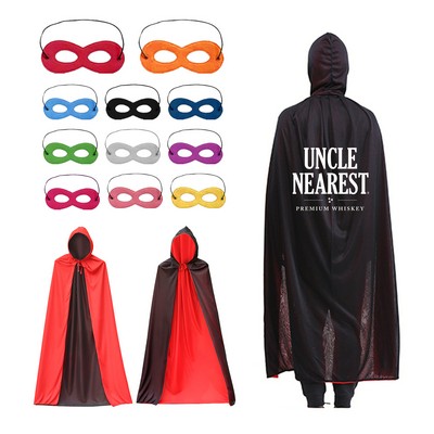 Adult Hero Cape with Eye Mask