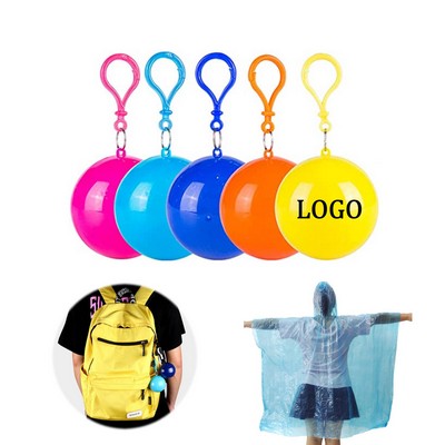 Portable Disposable Raincoats Ball