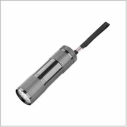 Laserable Black LED Flashlight