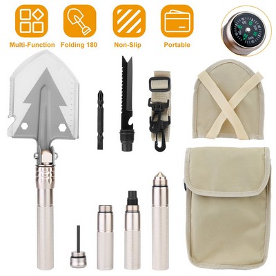 Tactical Portable Folding Backpacking Camping Shovel